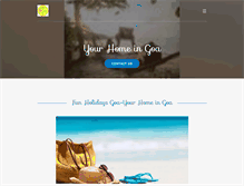 Tablet Screenshot of funholidaysgoa.com